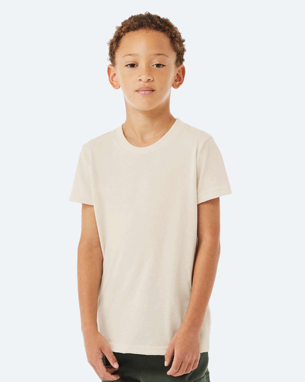 BELLA + CANVAS 3413Y, T-Shirts - Premium, Solid Natural Triblend