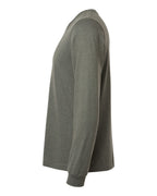 BELLA + CANVAS 3501CVC, T-Shirts - Long Sleeve, Heather Military Green
