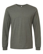 BELLA + CANVAS 3501CVC, T-Shirts - Long Sleeve, Heather Military Green