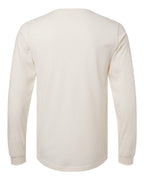 BELLA + CANVAS 3501CVC, T-Shirts - Long Sleeve, Heather Natural