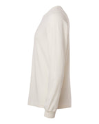 BELLA + CANVAS 3501CVC, T-Shirts - Long Sleeve, Heather Natural