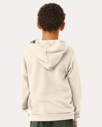 BELLA + CANVAS 3719Y, Fleece - Premium - Hood, Natural