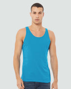 BELLA + CANVAS 3480CVC, T-Shirts - Premium, Neon Blue