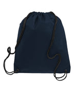 Q-Tees Q1235, Non-woven Drawstring Bag, Navy