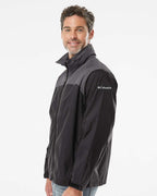 Columbia 212476, Men's Glennaker Lake Ii Rain Jacket, Black/ City Grey