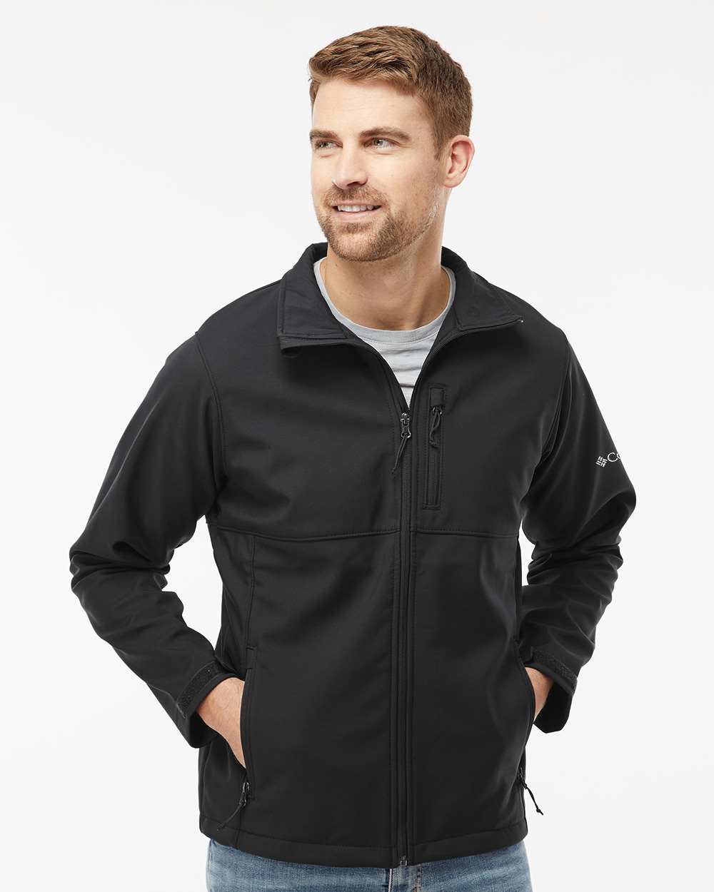 Columbia 212483, Men's Ascender Soft Shell Jacket, Black