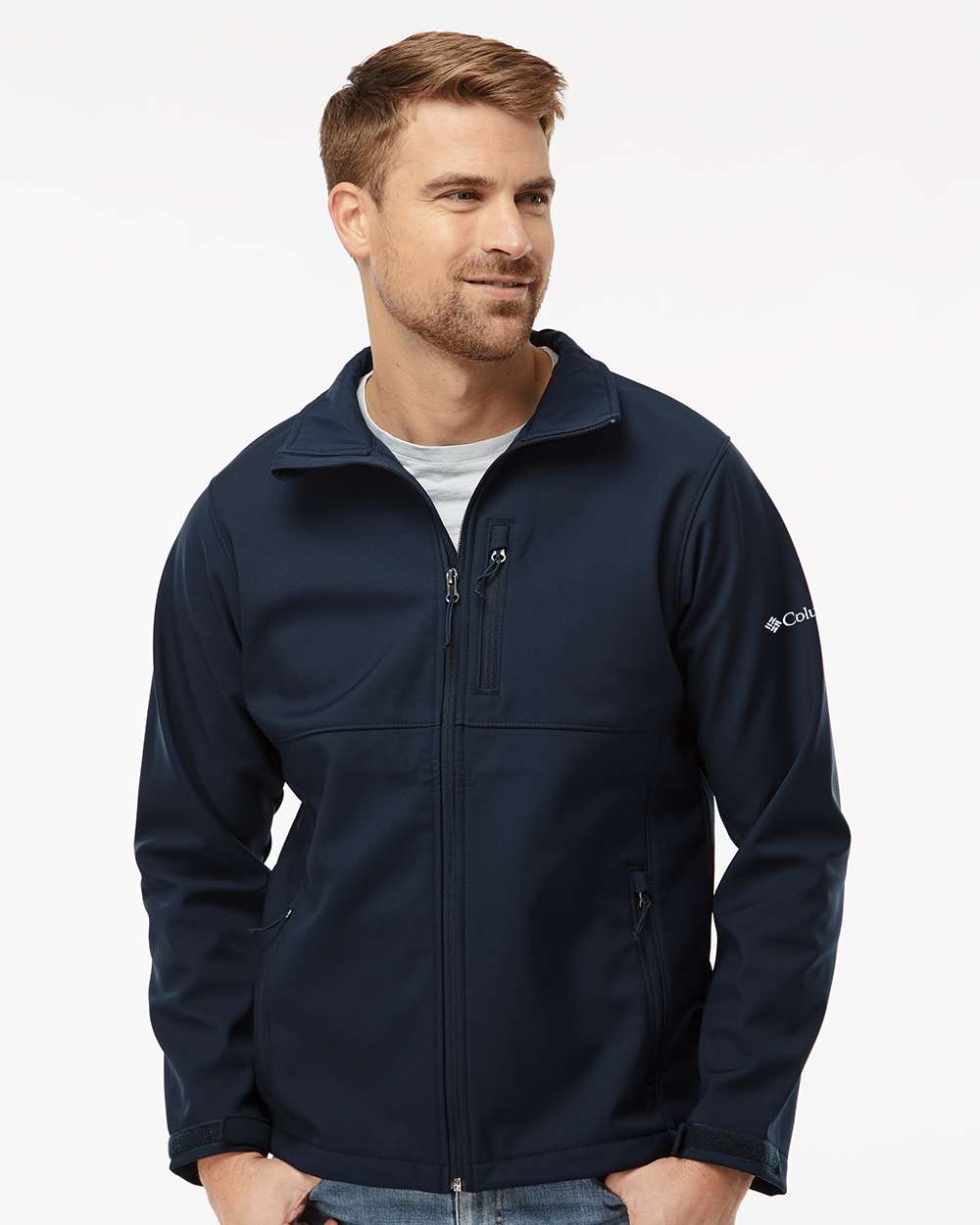 Columbia 212483, Men's Ascender Soft Shell Jacket, Collegiate Navy