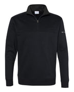 Columbia 212475, Men's Hart Mountain Ii Half-zip Pullover, Black