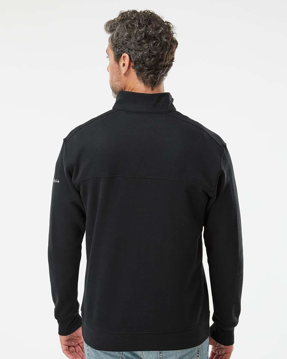 Columbia 212475, Men's Hart Mountain Ii Half-zip Pullover, Black