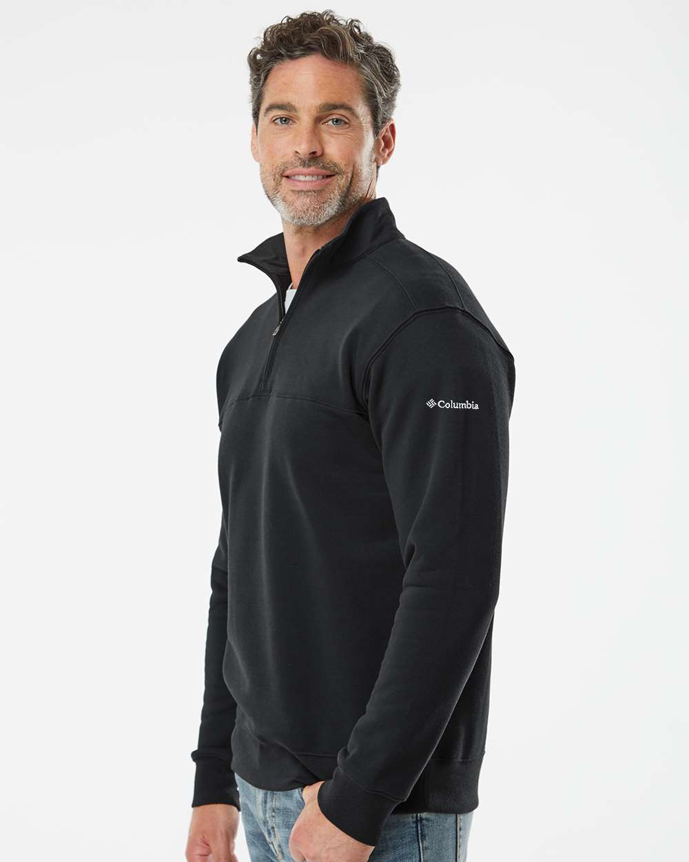 Columbia 212475, Men's Hart Mountain Ii Half-zip Pullover, Black