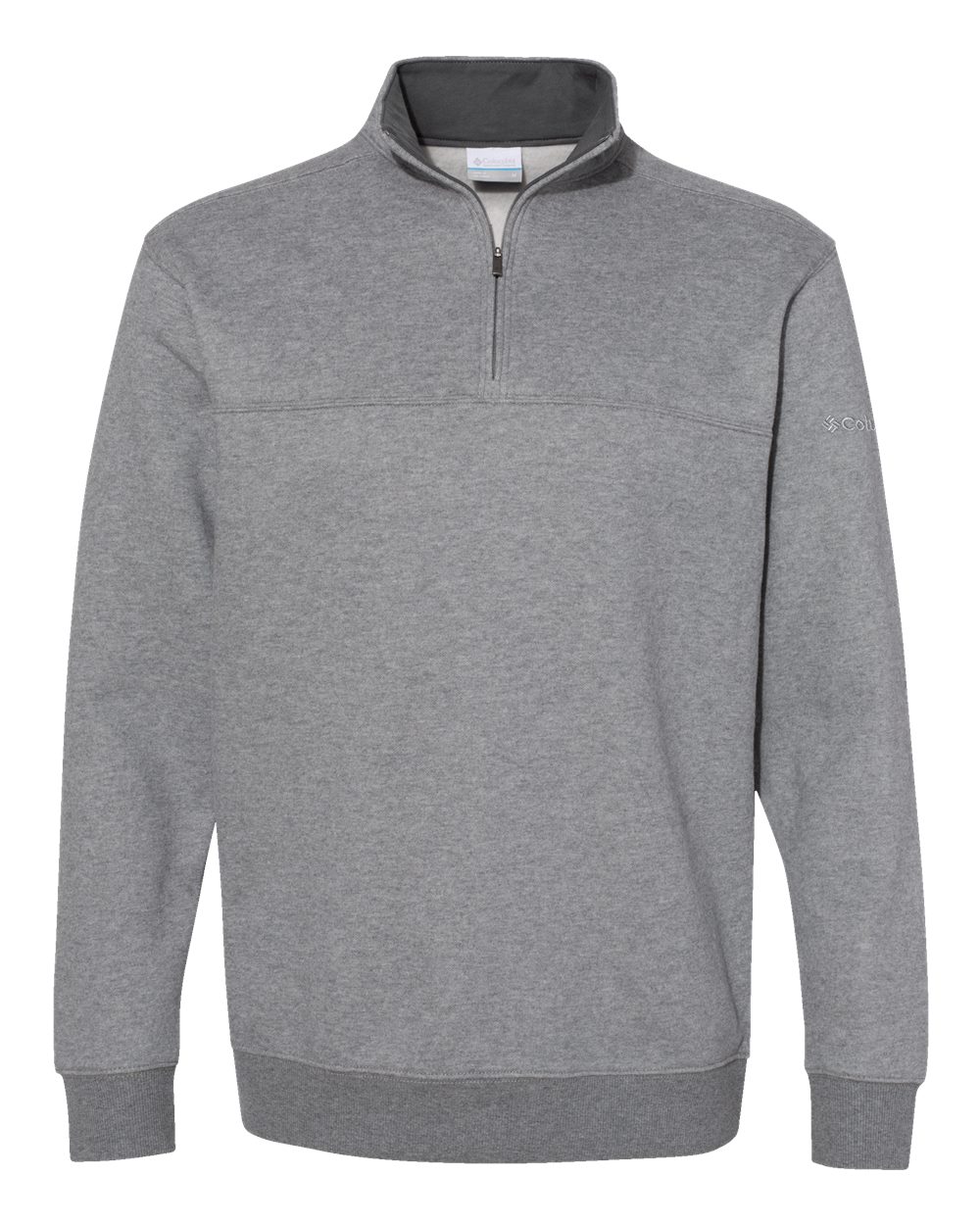 Columbia 212475, Men's Hart Mountain Ii Half-zip Pullover, Charcoal Heather