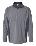 Columbia 212469, Men's Klamath Range Ii Half-zip Pullover, City Grey/ Shark