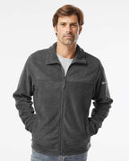 Columbia 212478, Men's Steens Mountain Full Zip 2.0 Jacket, Charcoal Heather