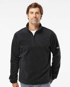 Columbia 212486, Men's Steens Mountain Fleece Half-zip Pullover, Black