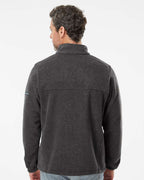 Columbia 212486, Men's Steens Mountain Fleece Half-zip Pullover, Charcoal Heather