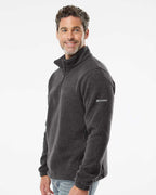 Columbia 212486, Men's Steens Mountain Fleece Half-zip Pullover, Charcoal Heather