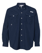 Columbia 212463, Men's Pfg Bahama Ii Shirt, Collegiate Navy