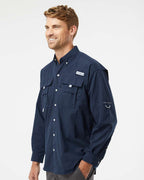 Columbia 212463, Men's Pfg Bahama Ii Shirt, Collegiate Navy