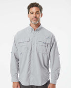 Columbia 212463, Men's Pfg Bahama Ii Shirt, Cool Grey