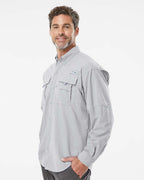 Columbia 212463, Men's Pfg Bahama Ii Shirt, Cool Grey