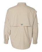 Columbia 212463, Men's Pfg Bahama Ii Shirt, Fossil
