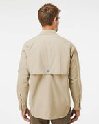 Columbia 212463, Men's Pfg Bahama Ii Shirt, Fossil
