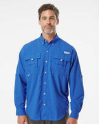 Columbia 212463, Men's Pfg Bahama Ii Shirt, Vivid Blue