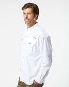 Columbia 212463, Men's Pfg Bahama Ii Shirt, White