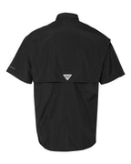 Columbia 212464, Men's Pfg Bahama Ii Short Sleeve Shirt, Black