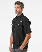 Columbia 212464, Men's Pfg Bahama Ii Short Sleeve Shirt, Black