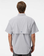 Columbia 212464, Men's Pfg Bahama Ii Short Sleeve Shirt, Cool Grey