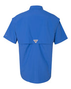 Columbia 212464, Men's Pfg Bahama Ii Short Sleeve Shirt, Vivid Blue