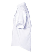 Columbia 212464, Men's Pfg Bahama Ii Short Sleeve Shirt, White