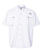 Columbia 212464, Men's Pfg Bahama Ii Short Sleeve Shirt, White