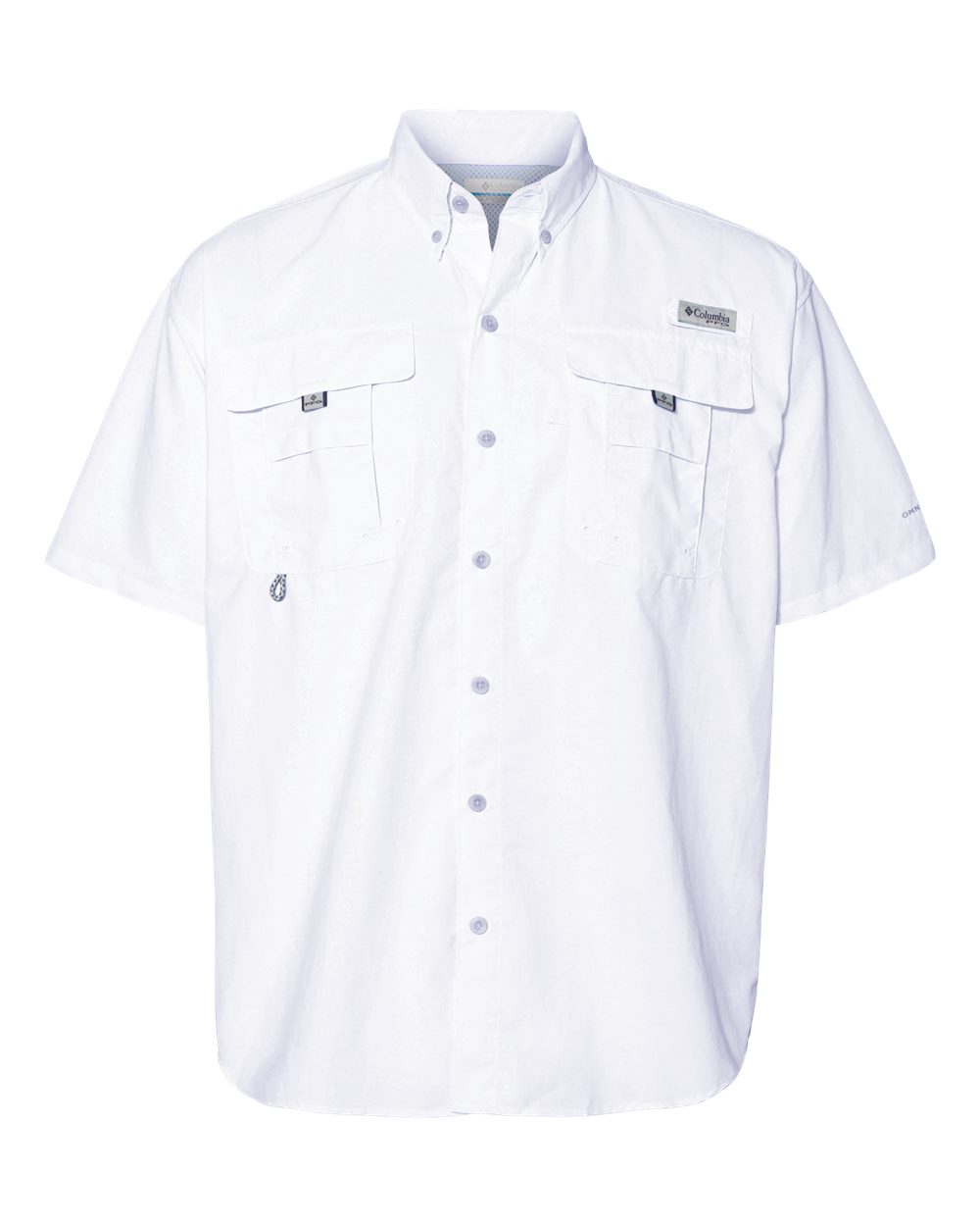 Columbia 212464, Men's Pfg Bahama Ii Short Sleeve Shirt, White