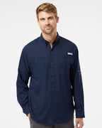 Columbia 212467, Men's Pfg Tamiami Ii Shirt, Collegiate Navy