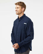 Columbia 212467, Men's Pfg Tamiami Ii Shirt, Collegiate Navy