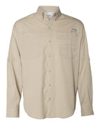 Columbia 212467, Men's Pfg Tamiami Ii Shirt, Fossil