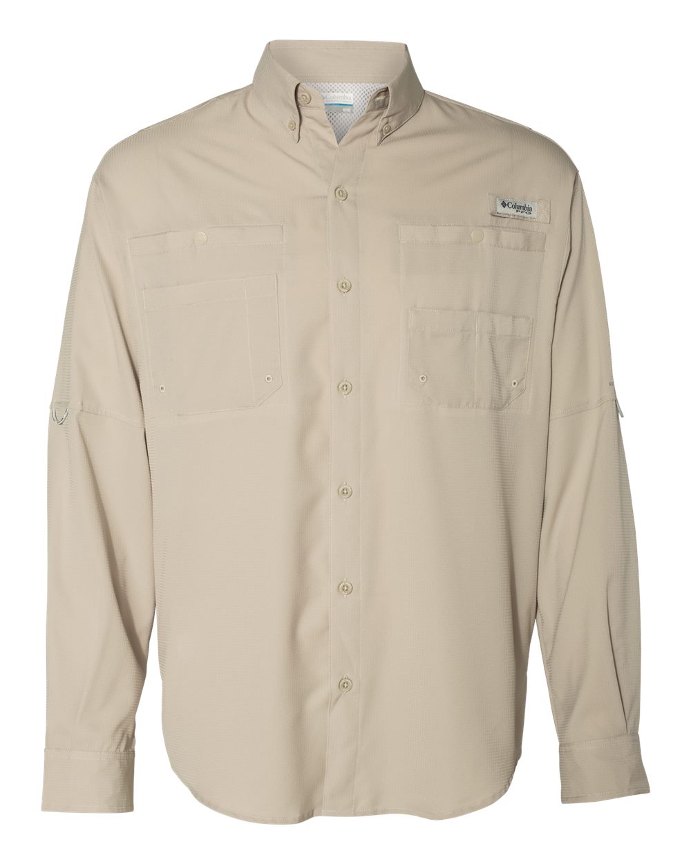 Columbia 212467, Men's Pfg Tamiami Ii Shirt, Fossil