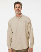 Columbia 212467, Men's Pfg Tamiami Ii Shirt, Fossil