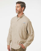 Columbia 212467, Men's Pfg Tamiami Ii Shirt, Fossil
