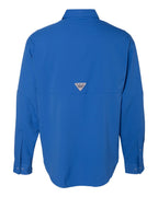 Columbia 212467, Men's Pfg Tamiami Ii Shirt, Vivid Blue
