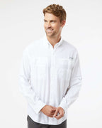 Columbia 212467, Men's Pfg Tamiami Ii Shirt, White