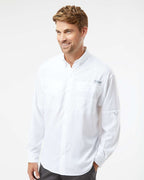 Columbia 212467, Men's Pfg Tamiami Ii Shirt, White