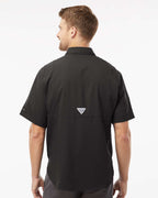 Columbia 212468, Men's Pfg Tamiami Ii Short Sleeve Shirt, Black