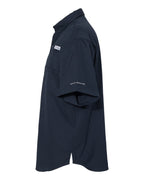 Columbia 212468, Men's Pfg Tamiami Ii Short Sleeve Shirt, Collegiate Navy