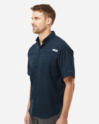 Columbia 212468, Men's Pfg Tamiami Ii Short Sleeve Shirt, Collegiate Navy