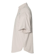 Columbia 212468, Men's Pfg Tamiami Ii Short Sleeve Shirt, Fossil
