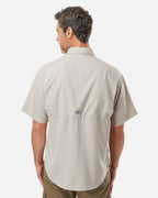 Columbia 212468, Men's Pfg Tamiami Ii Short Sleeve Shirt, Fossil