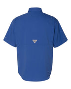 Columbia 212468, Men's Pfg Tamiami Ii Short Sleeve Shirt, Vivid Blue